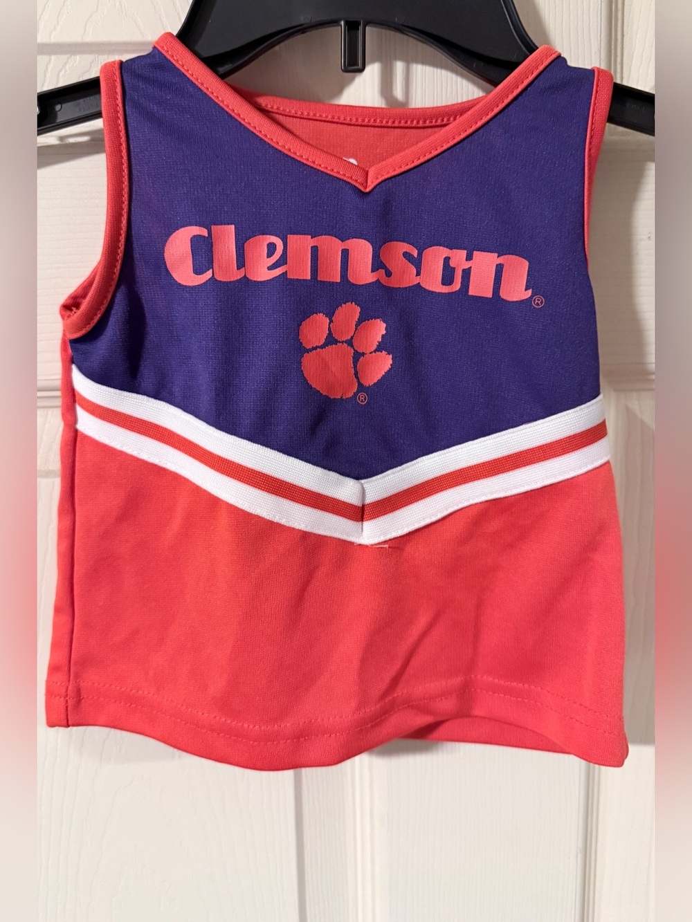Clemson Toddler 2T Girls Youth Cheer Top by Colosseum